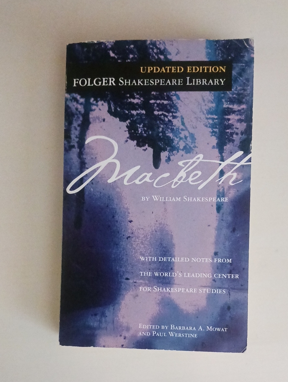 Folger Shakespeare Library Macbeth — Purple Cover
